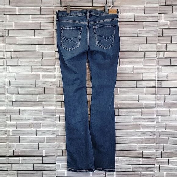 Aeropostale blue denim low-rise bootcut jeans Size 4 - Picture 9 of 16